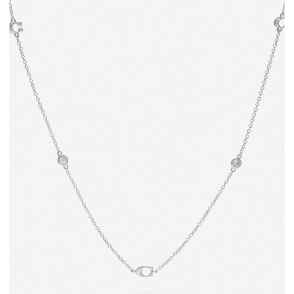 Coach Jewelry - 🆕 ↬ Coach C Logo Silver Necklace